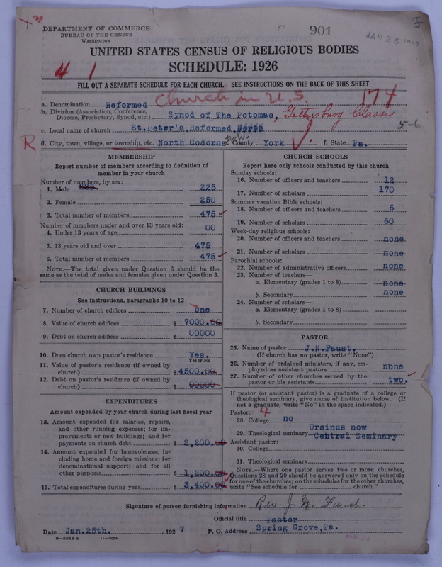 Scan of Reformed Church in the United States: 901