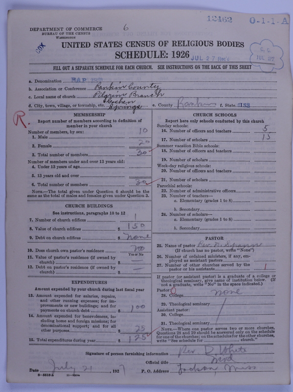 Scan of Negro Baptists: 12462