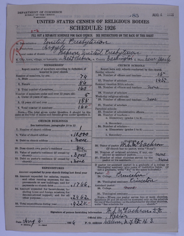 Scan of United Presbyterian Church of North America: 85