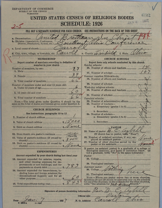 Scan of Church of the United Brethren in Christ: 692