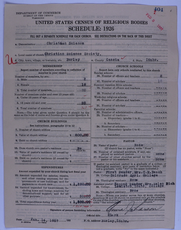 Scan of Church of Christ, Scientist: 404