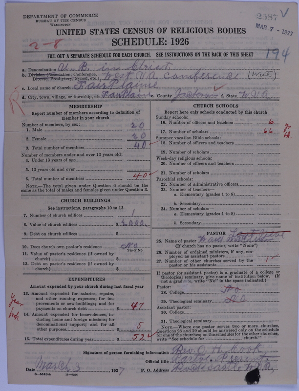 Scan of Church of the United Brethren in Christ: 2587