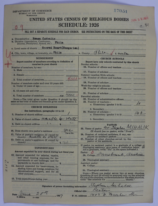 Scan of Roman Catholic Church: 17051