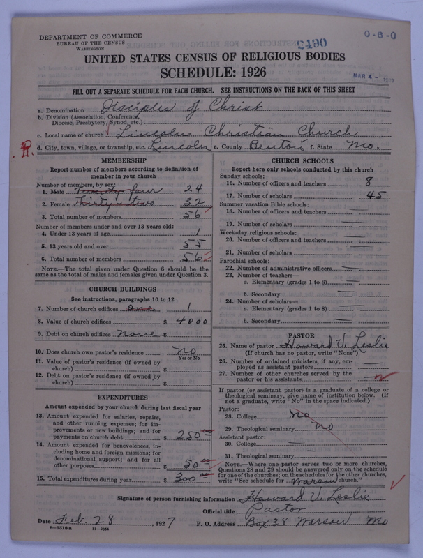 Scan of Disciples of Christ: 2490