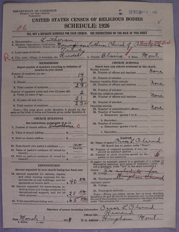Scan of Norwegian Lutheran Church of America: 2265