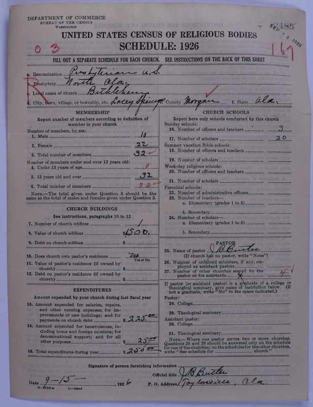 Scan of Presbyterian Church in the United States: 2485