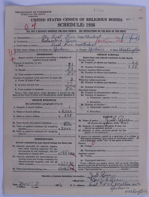 Scan of Free Methodist Church of North America: 1258
