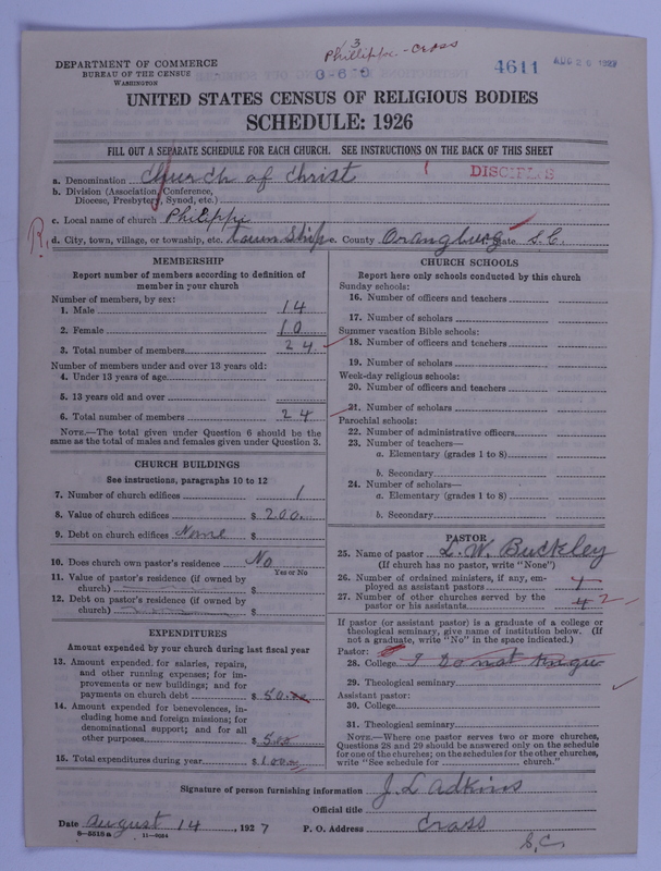 Scan of Disciples of Christ: 4611