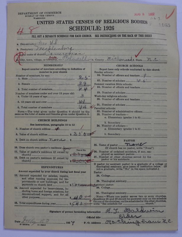 Scan of Presbyterian Church in the United States: 1165