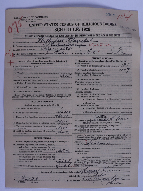 Scan of Methodist Episcopal Church: 5367