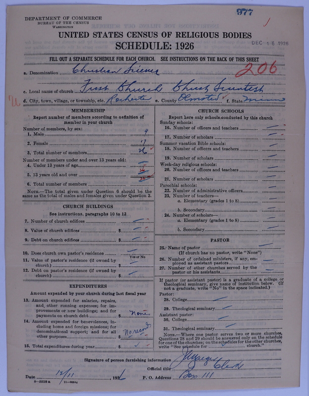 Scan of Church of Christ, Scientist: 977