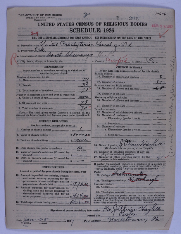 Scan of United Presbyterian Church of North America: 266
