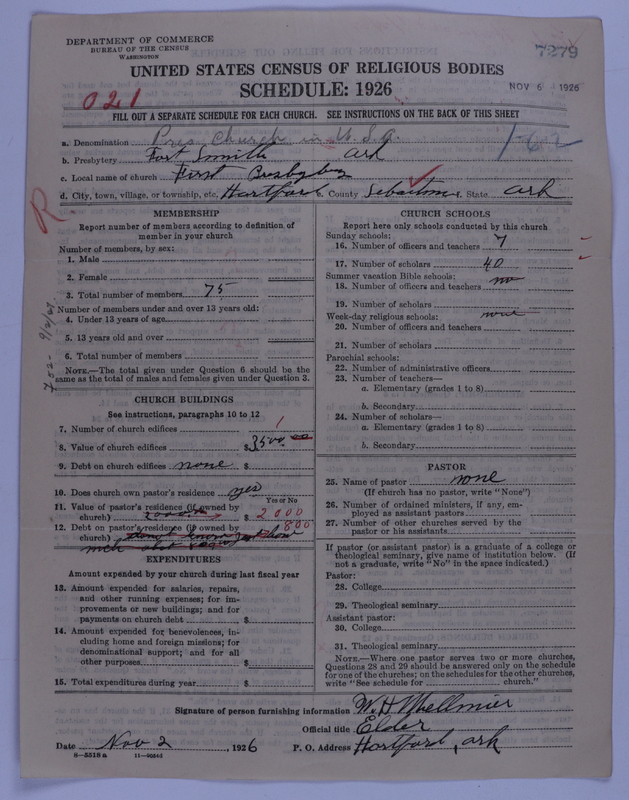 Scan of Presbyterian Church in the United States of America: 7279