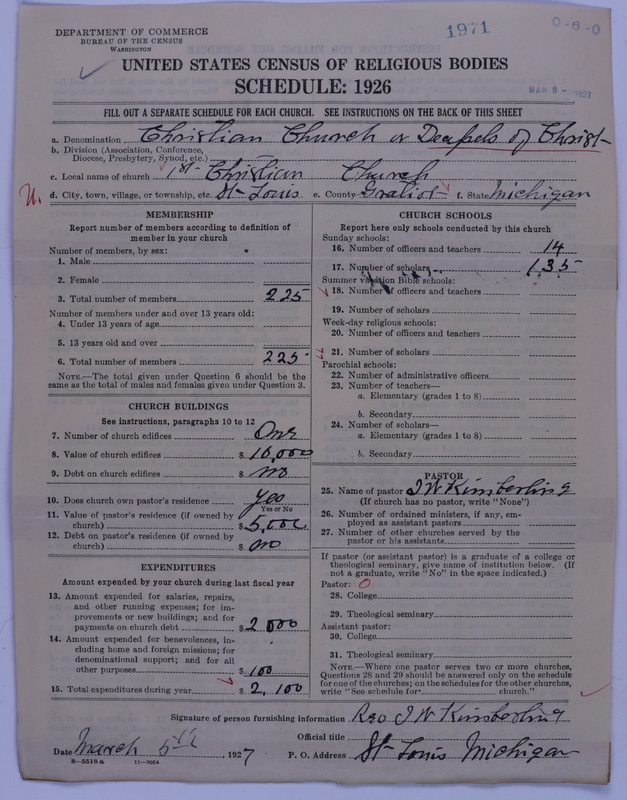 Scan of Disciples of Christ: 1971