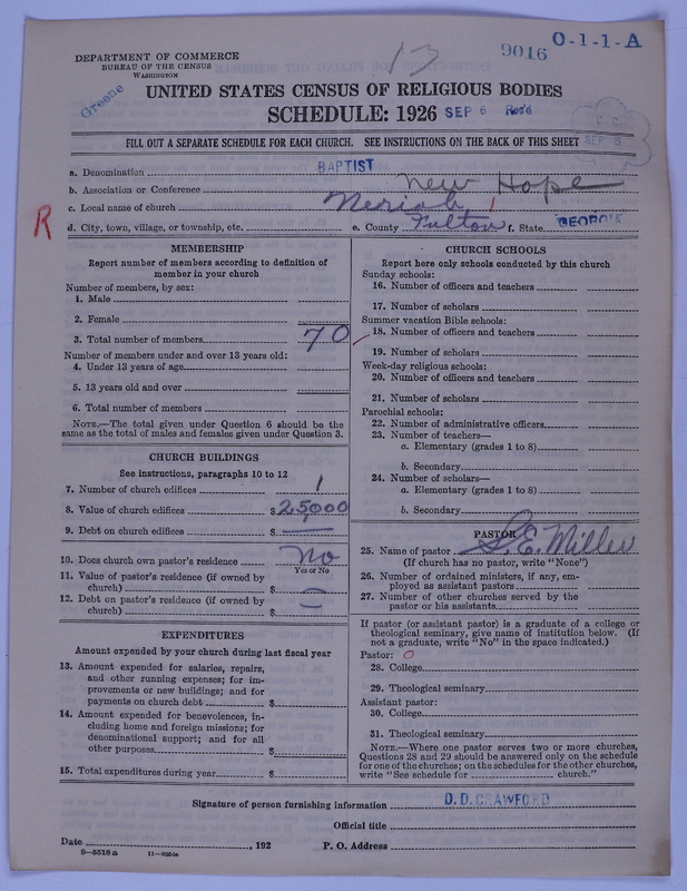 Scan of Negro Baptists: 9016