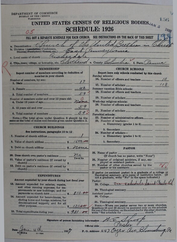 Scan of Church of the United Brethren in Christ: 156