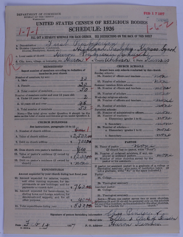 Scan of Presbyterian Church in the United States of America: 5886