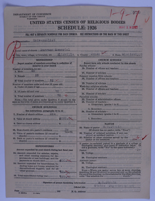 Scan of Universalist Church: 479