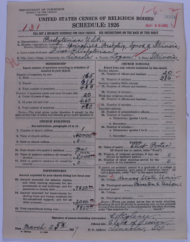 Scan of Presbyterian Church in the United States of America: 3661