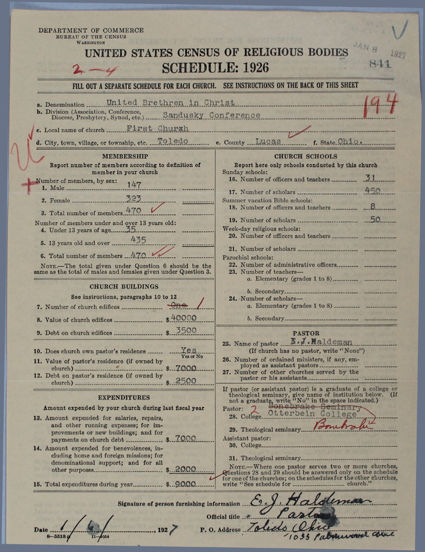 Scan of Church of the United Brethren in Christ: 841