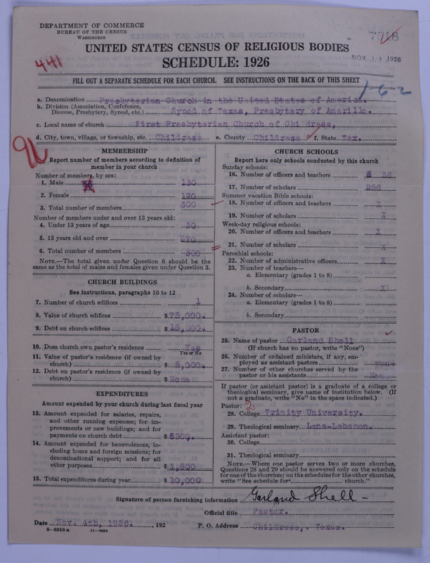 Scan of Presbyterian Church in the United States: 7518