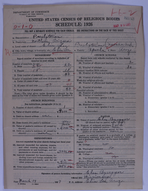 Scan of Presbyterian Church in the United States of America: 8185