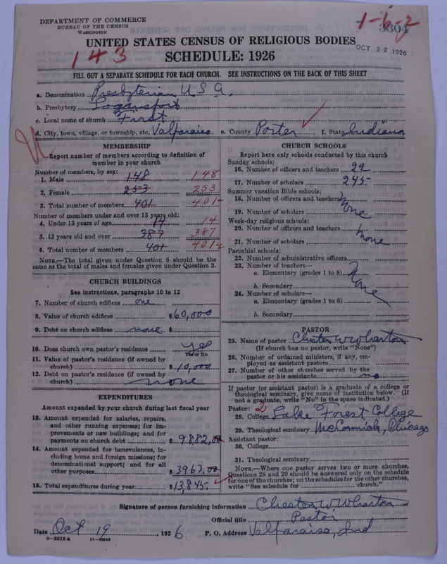 Scan of Presbyterian Church in the United States of America: 3304