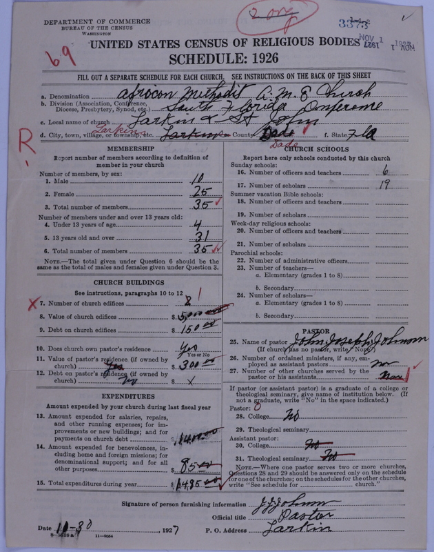 Scan of African Methodist Episcopal Church: 3373