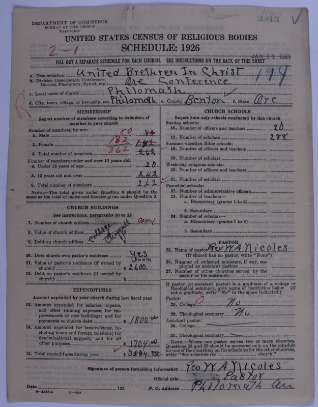Scan of Church of the United Brethren in Christ: 2943
