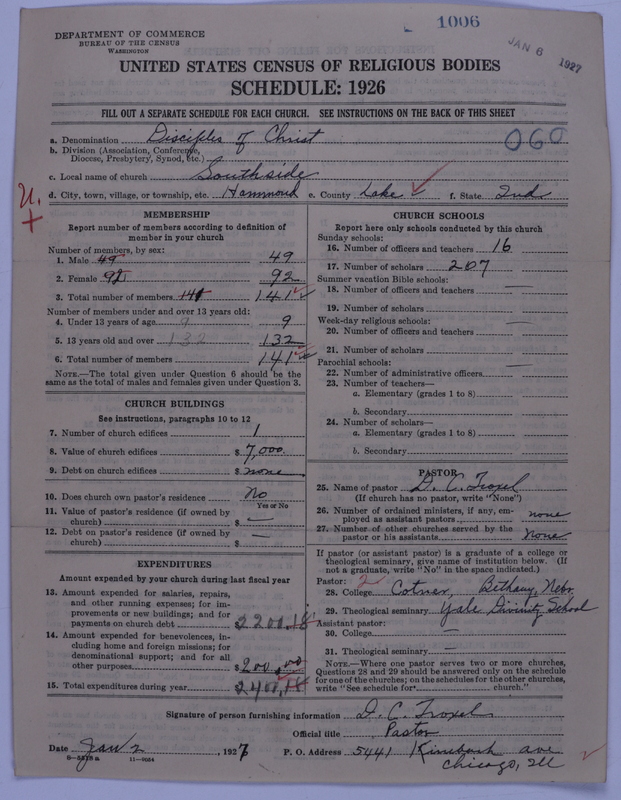 Scan of Disciples of Christ: 1006
