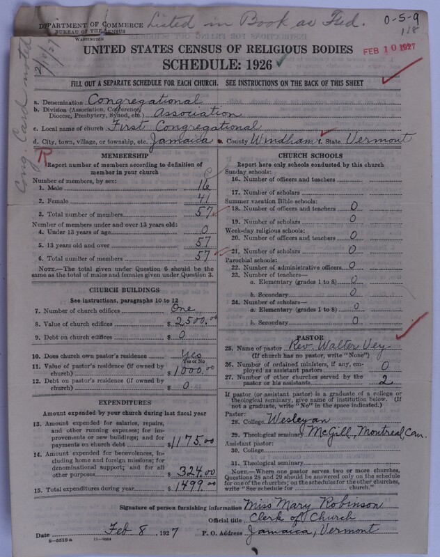 Scan of Federated Churches: 67