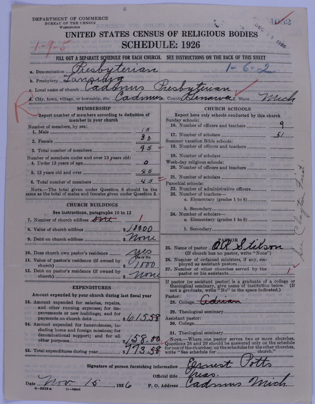 Scan of Presbyterian Church in the United States of America: 4052