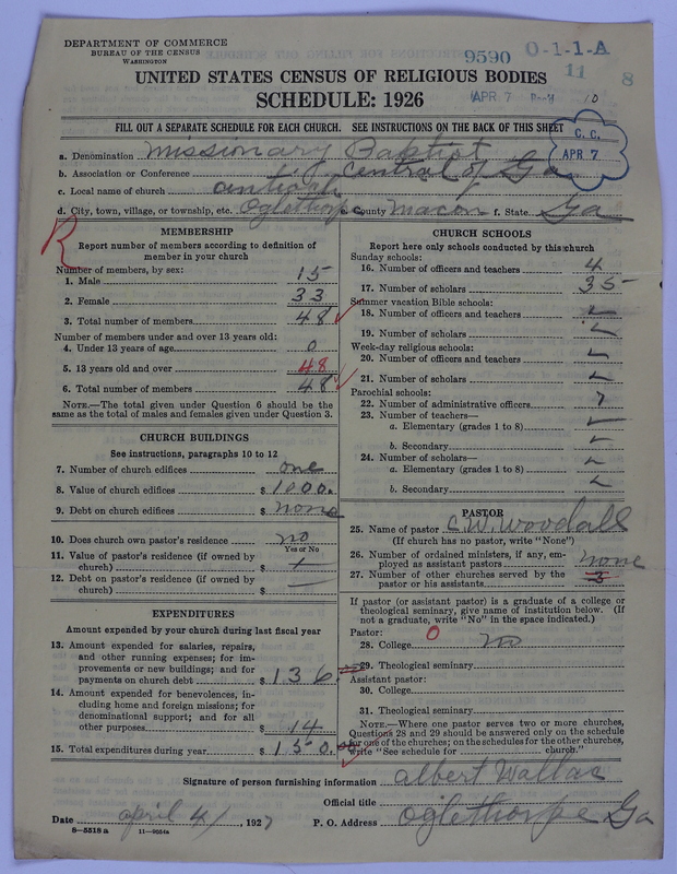 Scan of Negro Baptists: 9590