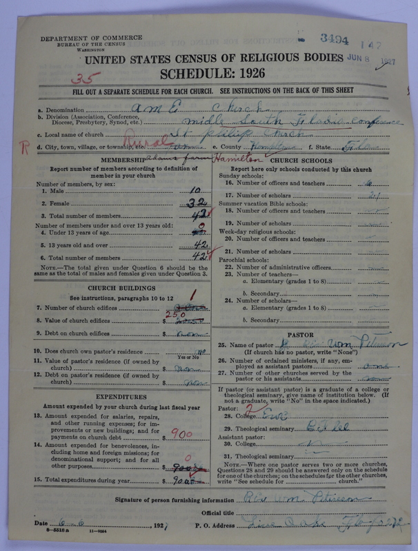 Scan of African Methodist Episcopal Church: 3494