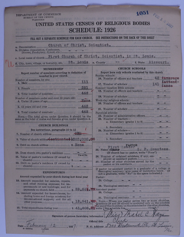 Scan of Church of Christ, Scientist: 1051