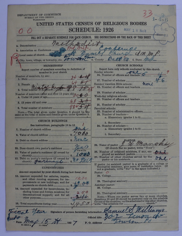 Scan of African Union Methodist Protestant Church: 33