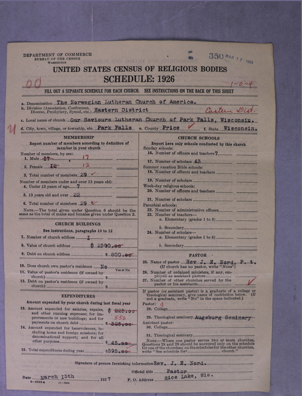 Scan of Norwegian Lutheran Church of America: 350