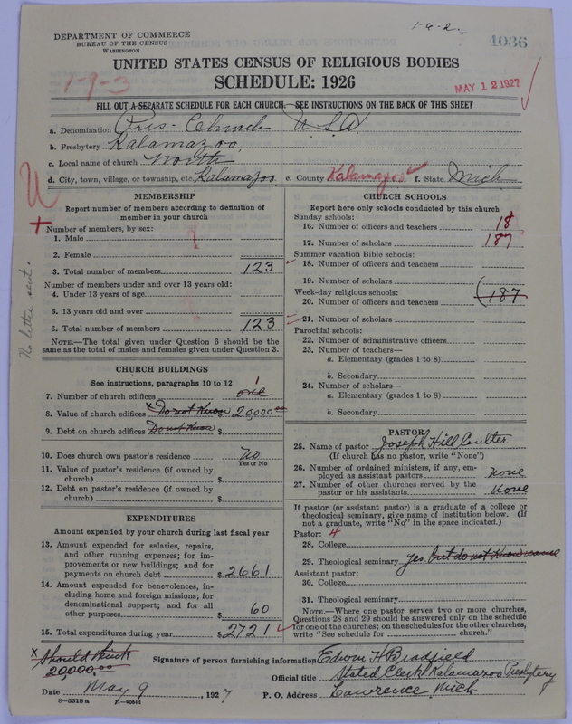 Scan of Presbyterian Church in the United States of America: 4036