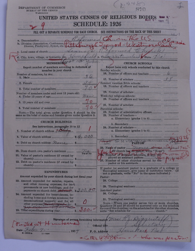 Scan of Reformed Church in the United States: 870