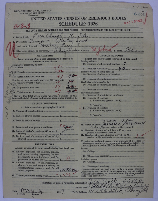 Scan of Presbyterian Church in the United States of America: 6724