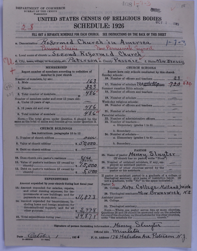 Scan of Reformed Church in America: 408