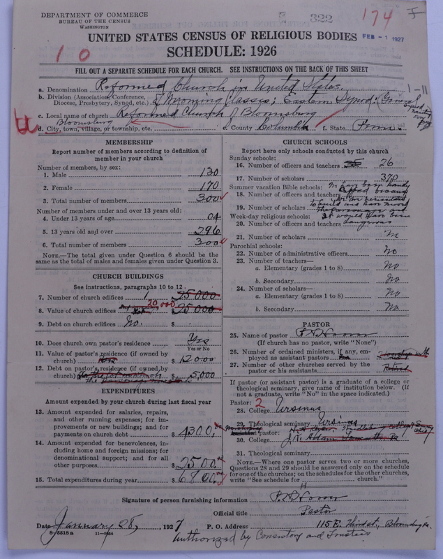 Scan of Reformed Church in the United States: 322