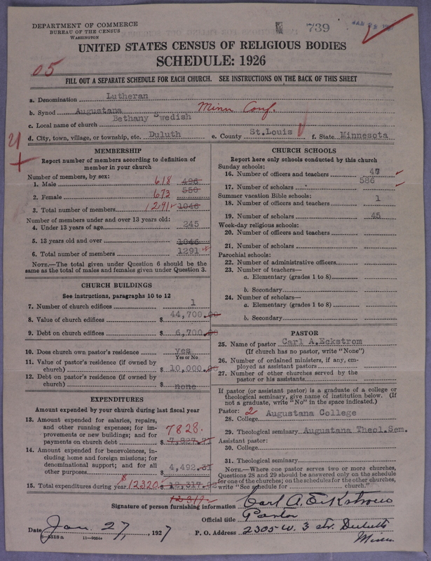 Scan of Evangelical Lutheran Augustana Synod of North America: 739