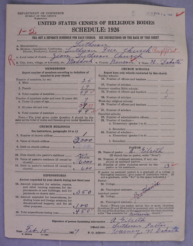 Scan of Lutheran Free Church: 229