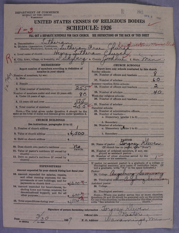 Scan of Lutheran Free Church: 86