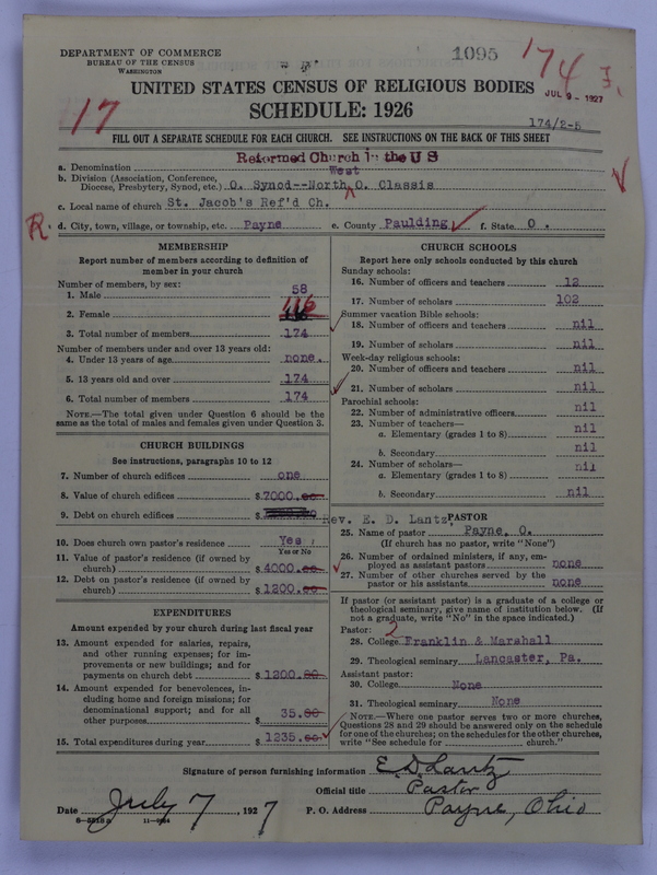 Scan of Reformed Church in the United States: 1095