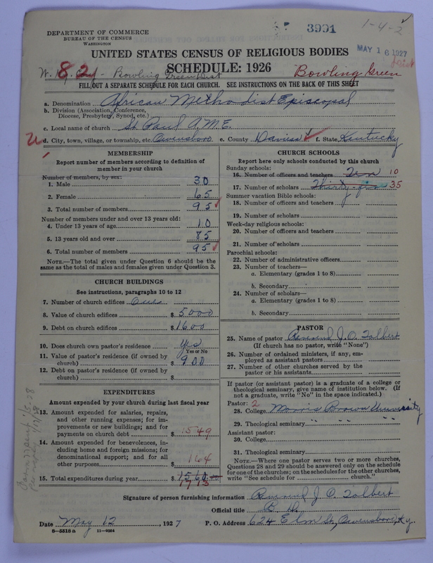 Scan of African Methodist Episcopal Church: 3991