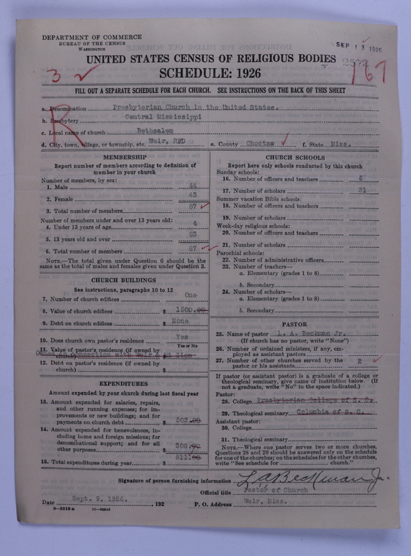 Scan of Presbyterian Church in the United States: 2572