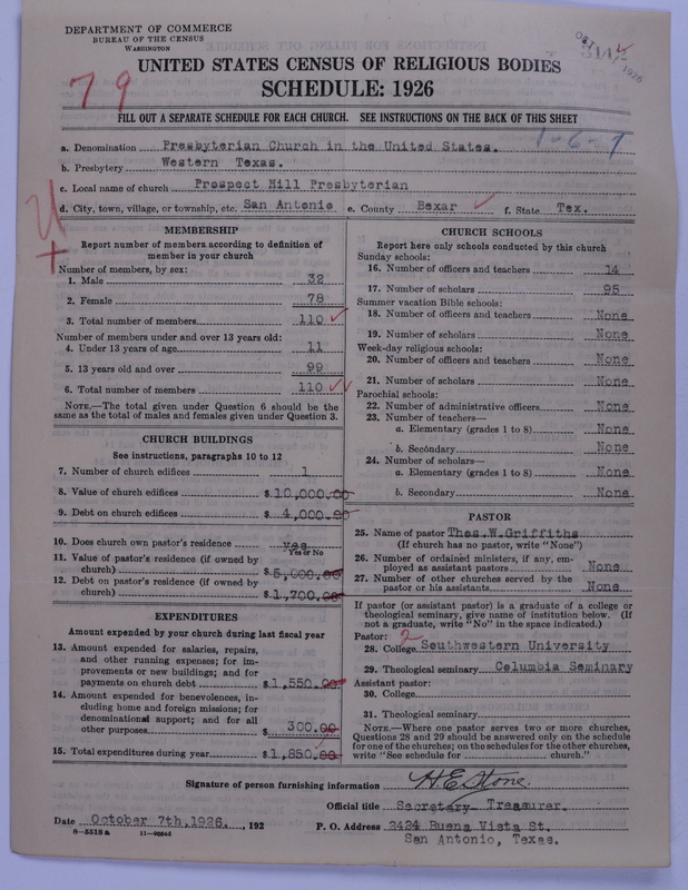 Scan of Presbyterian Church in the United States: 3112