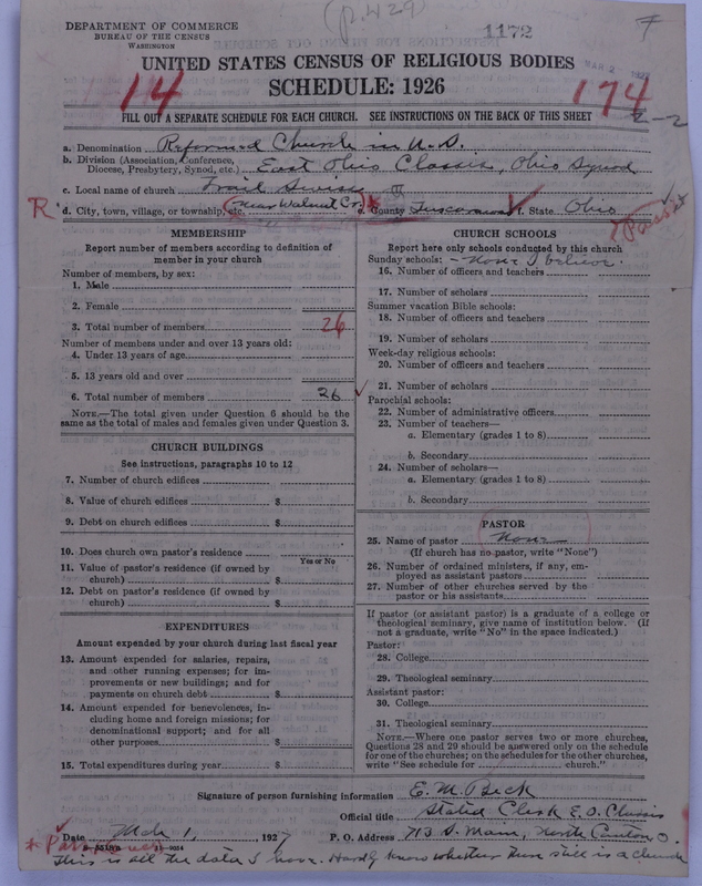 Scan of Reformed Church in the United States: 1172